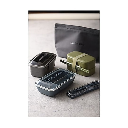 弁当箱 850mL 2段 モノクローム