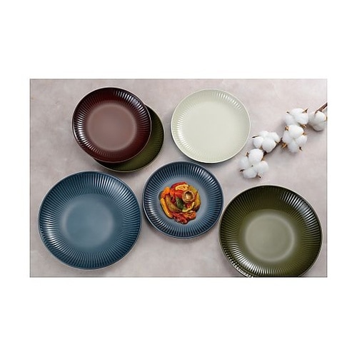 プレート cerala 丸 L マットグ