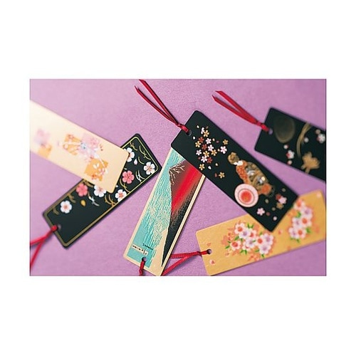 しおり 蒔絵しおり 箔工芸 和 日本 箔