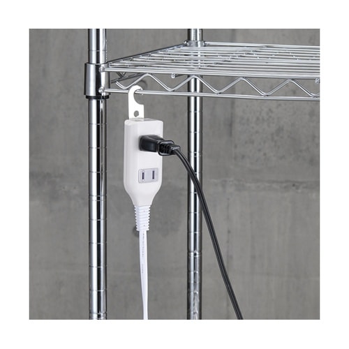 裏面フックマグネット付タップ3個口 2m