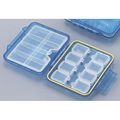 防水あきおくん 小物ケース クリアブルー