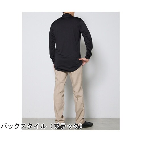 ユニセックスボタンダウン長袖シャツ ブラ