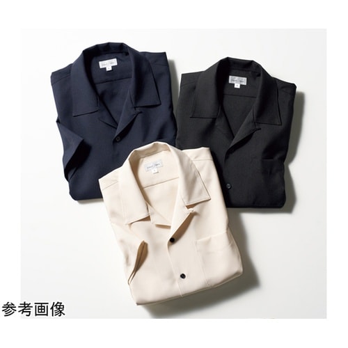 ユニセックスシャツジャケット アイボリー