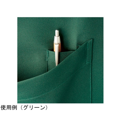 バッククロス胸当てエプロン モカ フリー