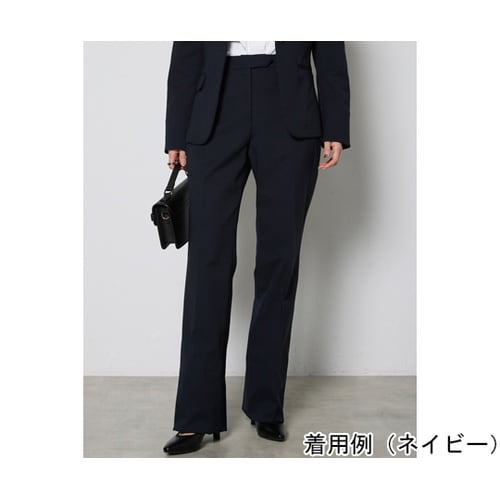 レディスストレートパンツ ブラック 9号