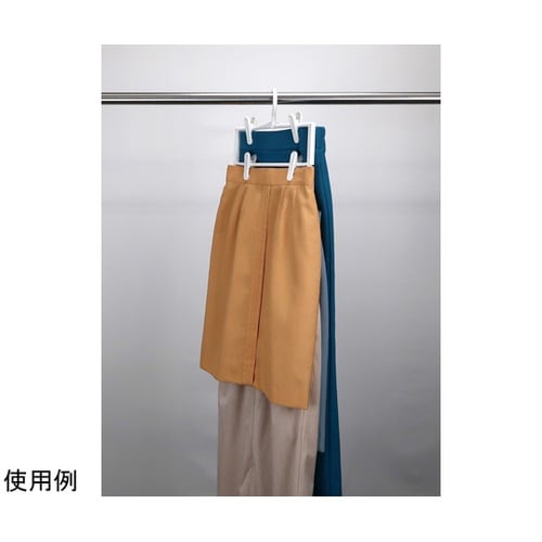 ハンガー スカートすっきり4段 スノーホ