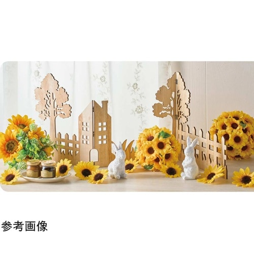 ひまわり造花ヘッド 12個 55−16−