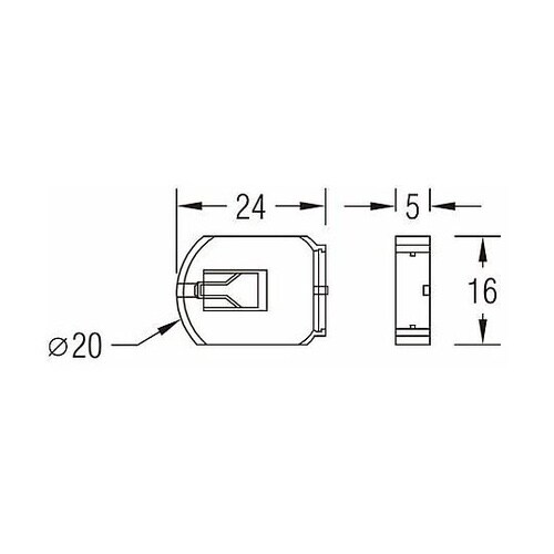 ボタン電池基板取付用ホルダー CR203