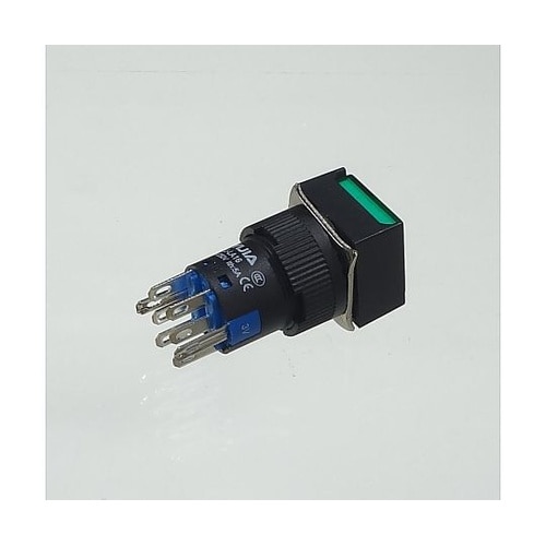 φ16LED照光式押しボタンスイッチ(緑