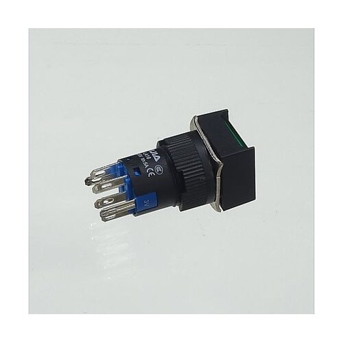 φ16LED照光式押しボタンスイッチ(緑