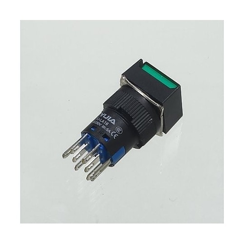 φ16LED照光式押しボタンスイッチ(緑