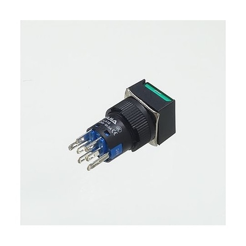 φ16LED照光式押しボタンスイッチ(緑