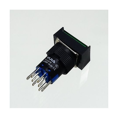 φ16LED照光式押しボタンスイッチ(緑