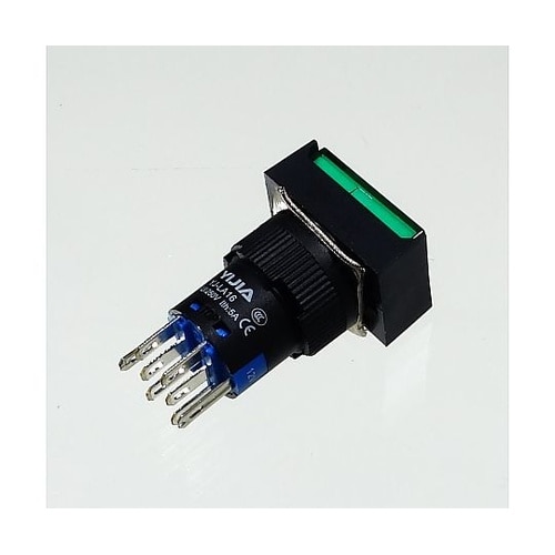 φ16LED照光式押しボタンスイッチ(緑