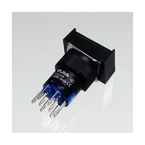 φ16LED照光式押しボタンスイッチ(緑