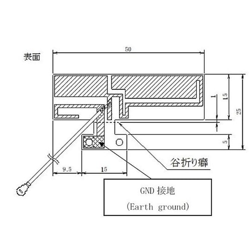 LTE/LPWA対応 λ/4FPCアンテ
