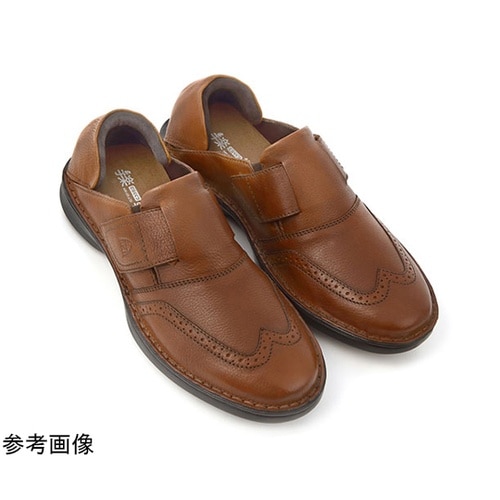 手楽靴 25cm ブラウン AIKI70