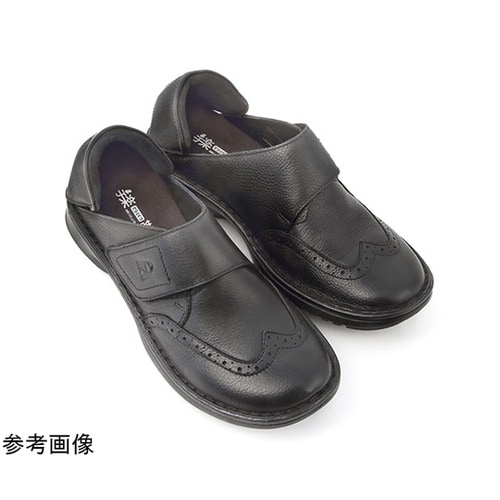 手楽靴 23cm ブラック AIKI70
