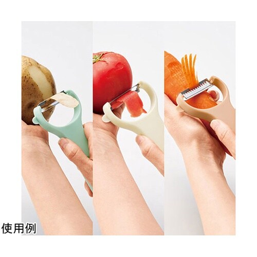 使い分けピーラー 3種セット 平刃・波刃