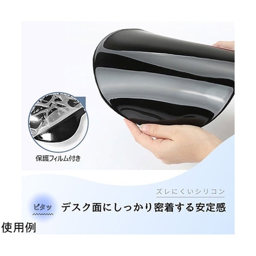 大理石柄 クッション付きマウスパッド 白