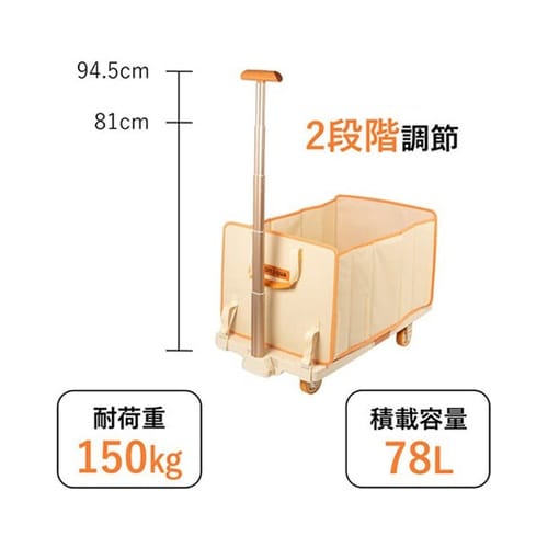 ユニキャリー 4WAYキャリーワゴン ベ