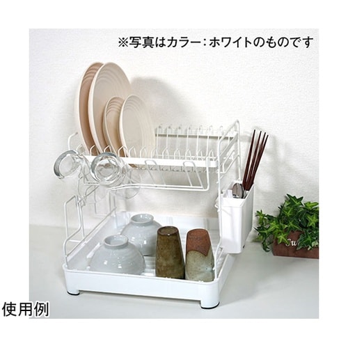 コンパクト水切りラック ブラック Ki−