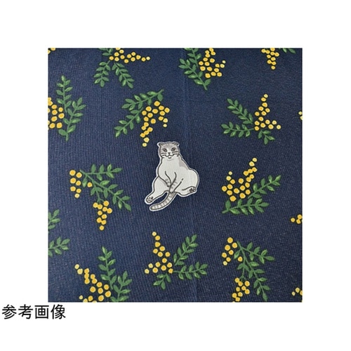 MKN 55cm耐風楽ミニ傘 小花と猫