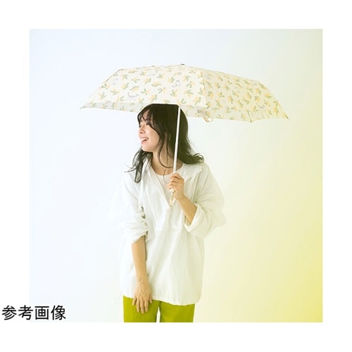 MKN 55cm耐風楽ミニ傘 小花と猫