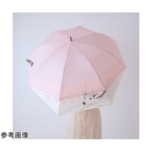 MKN バックスライド傘 鹿と桜 60c