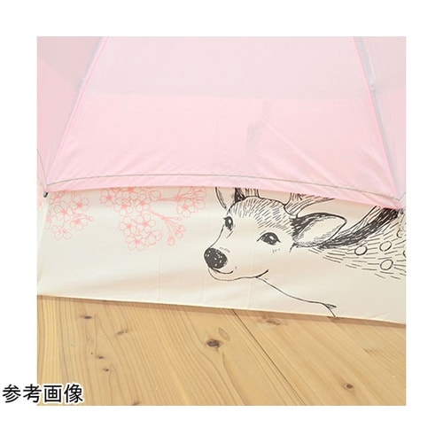 MKN バックスライド傘 鹿と桜 60c