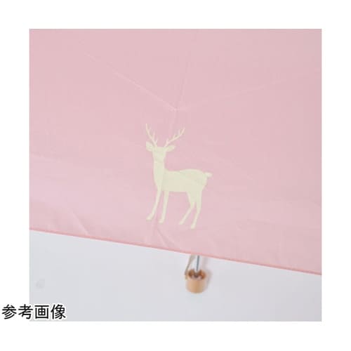 MKN 55cm耐風楽ミニ傘 鹿と桜 ピ