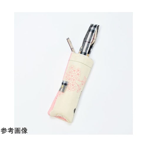 MKN 55cm耐風楽ミニ傘 鹿と桜 ピ