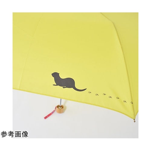 MKN 55cm耐風楽ミニ傘 カワウソ
