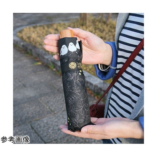 MKN 55cm耐風楽ミニ傘 ザクロとシ