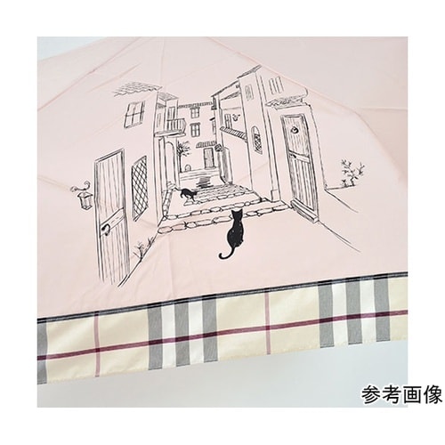 MKN 55cm耐風楽ミニ傘 チェック切