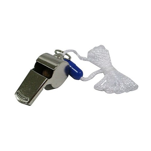 真鍮製ホイッスル(ヒモ付) 3732