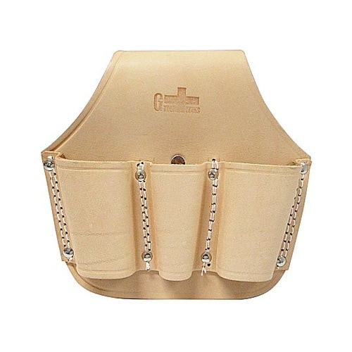 牛ヌメ皮製ペンチ・工具3丁差し 175m