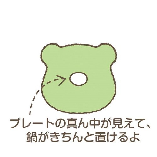 ペッカ IHマット クマ