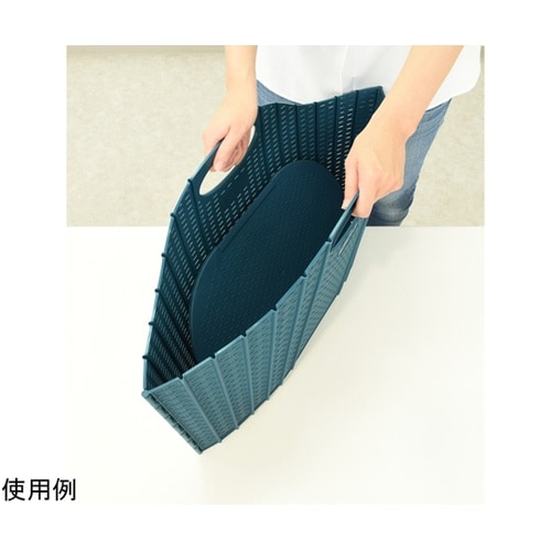 折りたためるランドリーバスケット ラタン