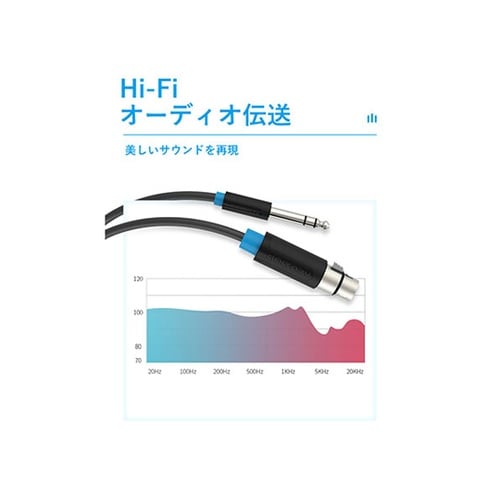 6.5mm Male to XLR Fe