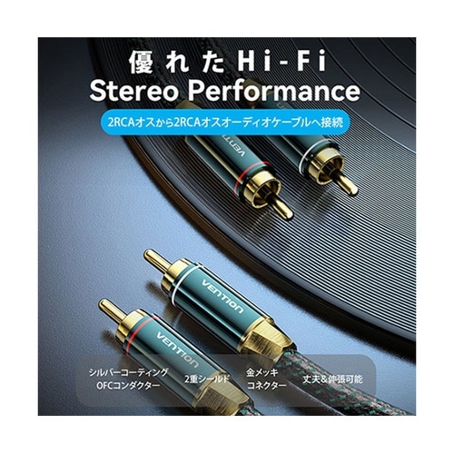 2RCA Male to 2RCA Ma