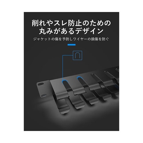 24−port LANケーブルマネージャ