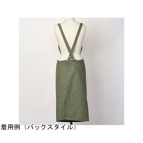 エプロンL 着脱のしやすい前結び&バック