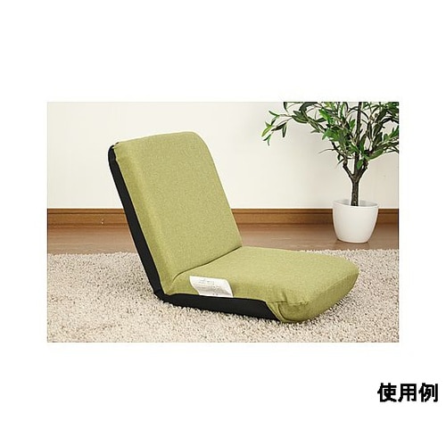 ミニ座椅子 シャンブレークロス GN