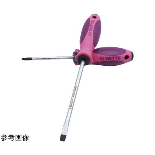 プラスドライバー 1X80mm ワインレ