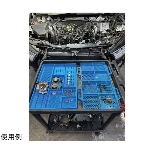 トップ ボックス ツールトレイ ブルー