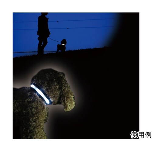 充電式LEDライト首輪ブラック DL−Y