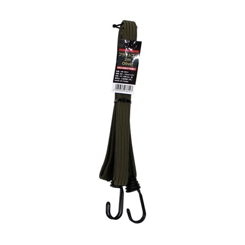 フラットゴム オリーブ 2m HR−38