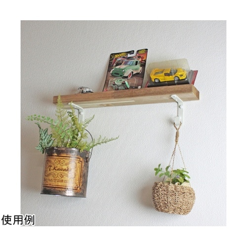 石膏ボードにつく棚受 棚1枚+フック用