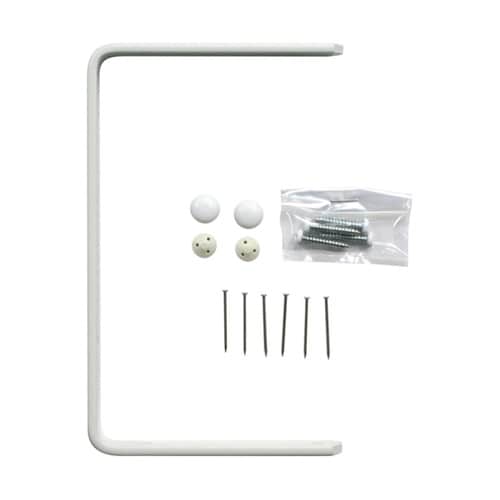 石膏ボードにつく棚受 棚1枚×2段用 白